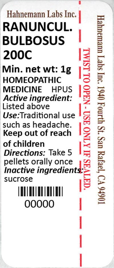 Ranunculus Bulbosus 200C 1g - Ranunculus Bulbosus 200C 1g